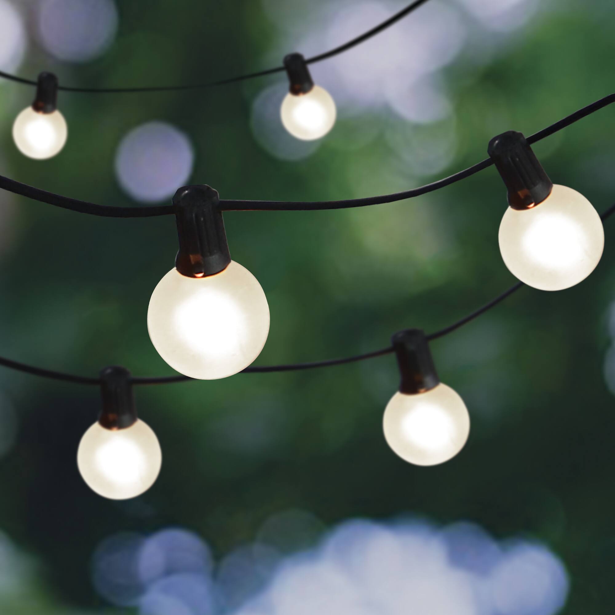 16ct. Frosted Globe String Lights by Ashland™
